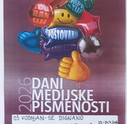 DANI MEDIJSKE PISMENOSTI – GIORNATA DELL’ALFABETIZZAZIONE MEDIATICA